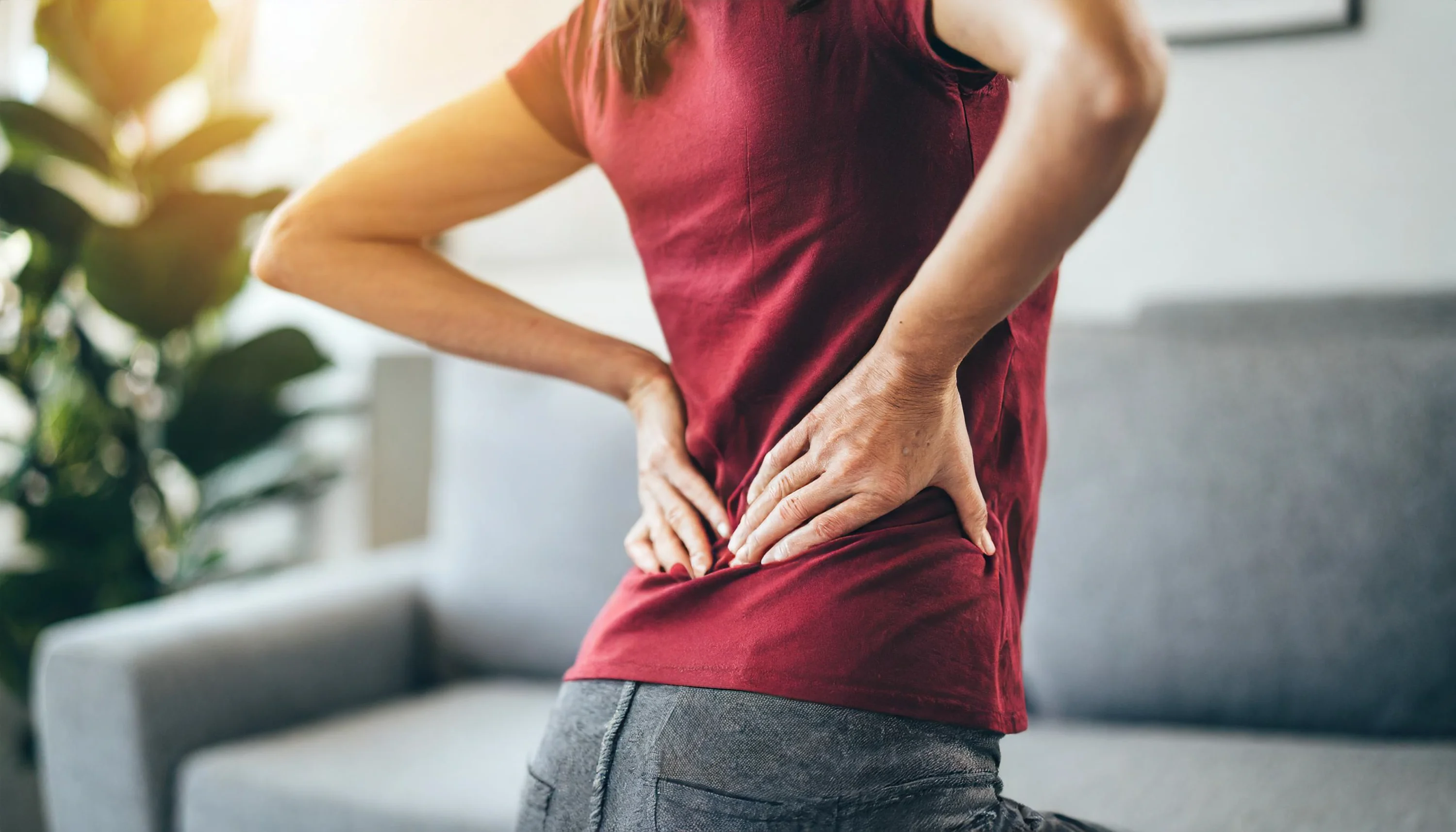 Bolest zad bederní páteř